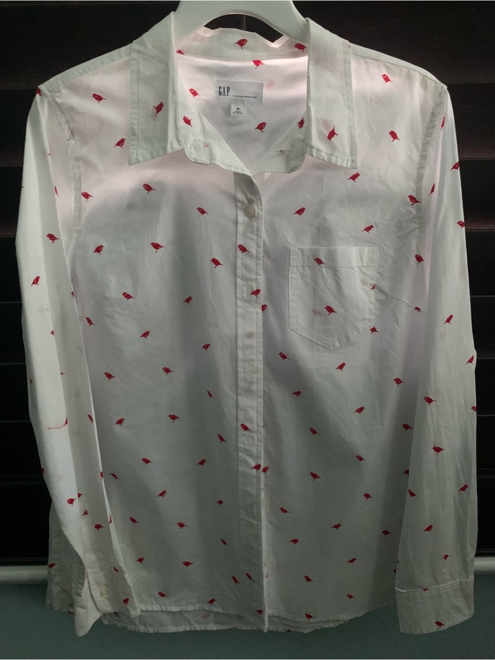 Gap Fitted Boyfriend Shirt